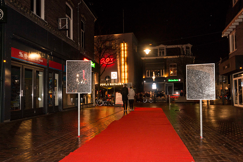 Rode loper in uitgaansgebied Hilversum
