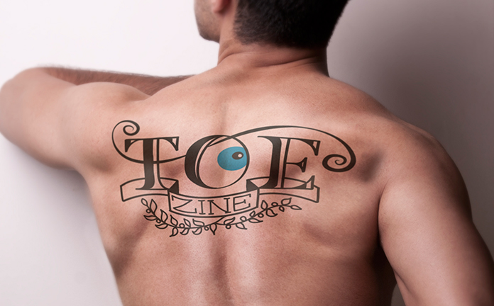 Tattoo met het woord ToeZine
