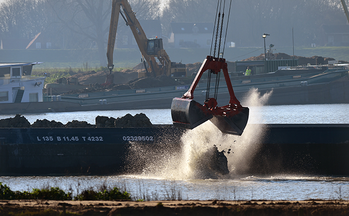 dump van granuliet