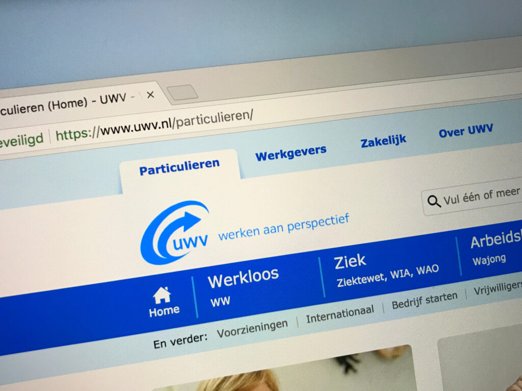 Website UWV