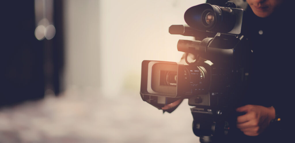 Afbeelding van een draaiende camera