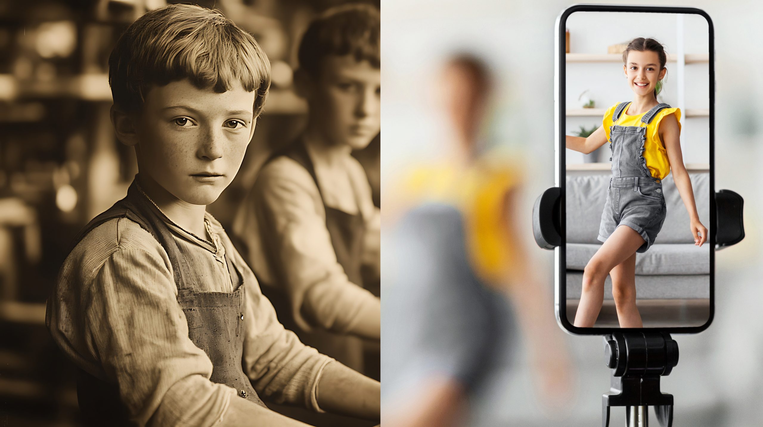 Kinderarbeid vroeger vs nu